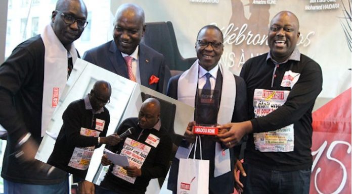 Célébration des 15 ans de l’intelligent d’Abidjan au Novotel Times Square | Photos des distinctions