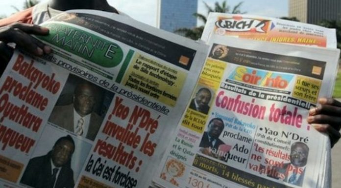Côte d’Ivoire :Informations en violation de l’éthique journalistique.