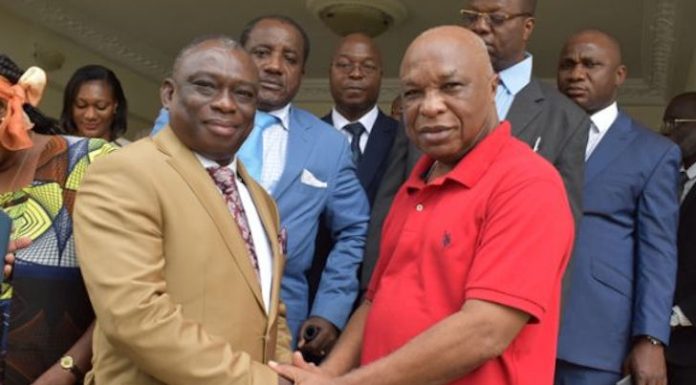 Kouadio Konan Bertin dit KKB en visite chez Lida Kouassi et Assoa Adou