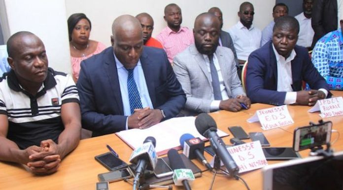 La Jeunesse du Pdci-Rda et la Jeunesse de l’EDS annoncent “des actions démocratiques”