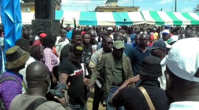 Cocody Anono: Koua justin appelle le peuple de Côte d’Ivoire à se tenir prêt pour le combat