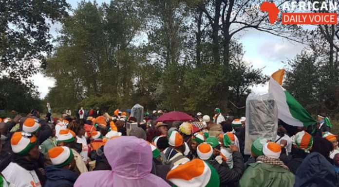 Des milliers de partisans de Gbagbo et Blé Goudé manifestent devant la CPI, à La Haye