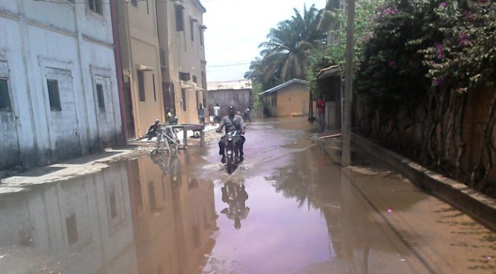 Inondation à Grand-Bassam