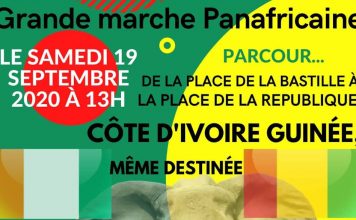 GRANDE MARCHE PANAFRICANE A PARIS/ SAMEDI 19 SEPEMBRE, 15H00/ BASTILLE A REPUBLIQUE !