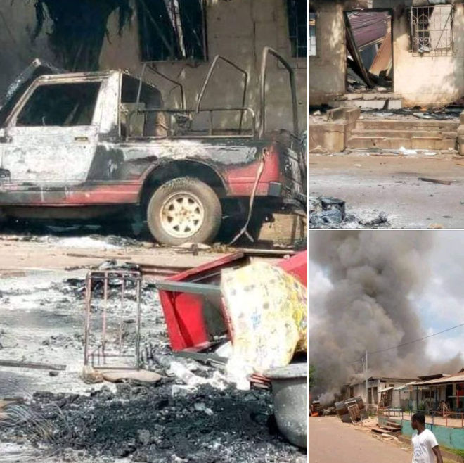 NIABLEY : La maison de l'ancien monsieur BOUADOU KOUAMÉ et plusieurs autres biens sont partis en fumée...