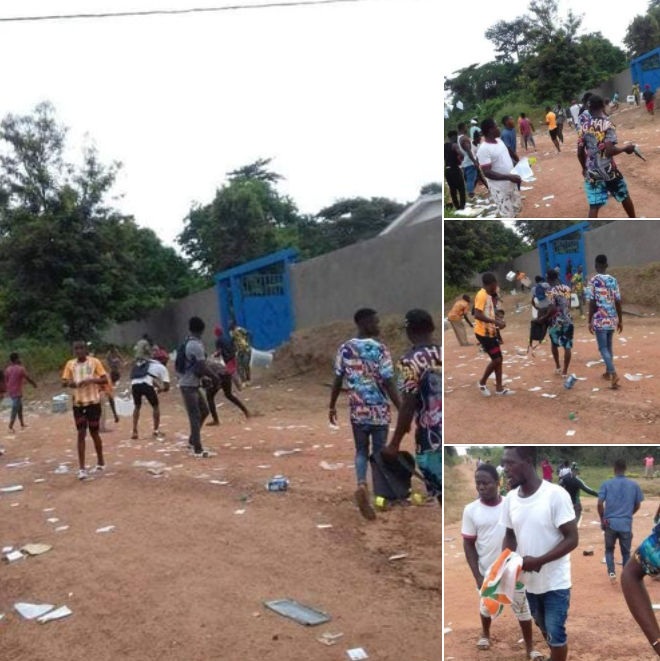 GNAGNODOUGNOA (village de mon frere dakoury richard)CE JOUR,A GAGNOA,PAS D ELECTION les population ce matin on prit d assaut le seul bureau de vote et on mis fin à la mascarade électorale.