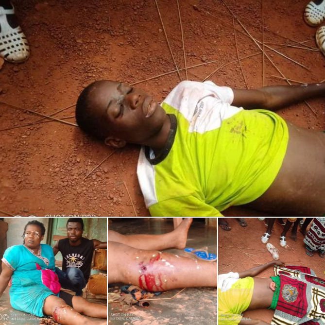 Gomon/SP sikensi. Un enfant abattu par la gendarmerie. plusieurs blessé .Le colonel Koné Sounan et ces éléments on encore frappé 01-11-2020. Pour avoir réclamer le respect de la constitution.