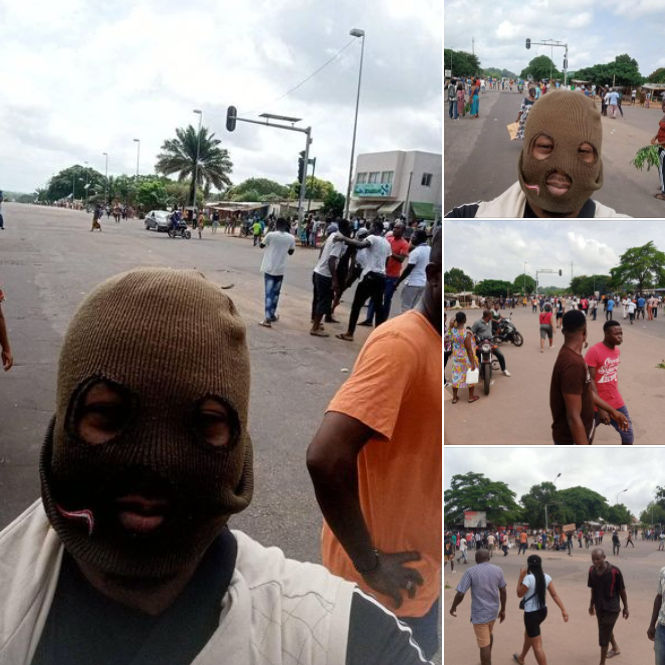 La côte d'ivoire contre le 3ieme mandat. Femmes hommes tous solidaires pour le depart d'ado. Ici c'est Yamoussoukro