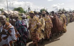 Le président Laurent Gbagbo à Mama : Chefs traditionnels venus de partout