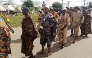 Le président Laurent Gbagbo à Mama : Chefs traditionnels venus de partout