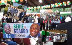 Visite du président Gbagbo au président Bedié à Daoukro