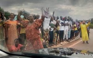 Visite du président Gbagbo au président Bedié à Daoukro