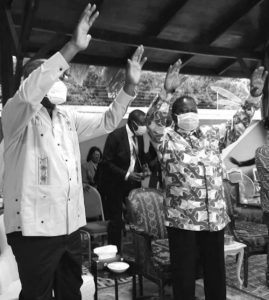 Visite du président Gbagbo au président Bedié à Daoukro