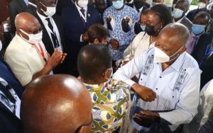 Visite du président Gbagbo au président Bedié à Daoukro