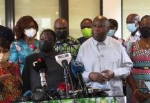 Le Président Gbagbo, accompagné d’une forte délégation, s’est rendu chez le Président Bédié