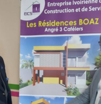 M. Michel Baroan, DG de EICS a reçu à son bureau à Abidjan la visite de M Christian Vabé