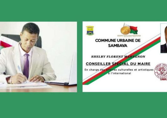 L’ivoirien Shelby Florent promoteur culturel a été nommé conseiller culturel à Sambawa, Madagascar