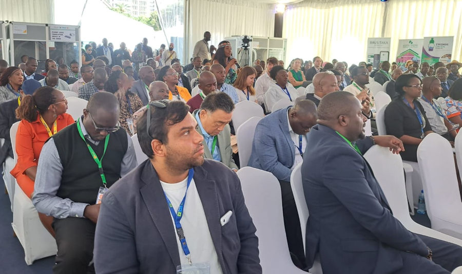 Délégués au sommet africain sur le climat
