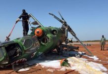 Korhogo : Un hélicoptère MI-24D de l’armée ivoirienne s’écrase sans faire de victime