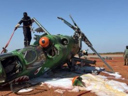 Korhogo : Un hélicoptère MI-24D de l’armée ivoirienne s’écrase sans faire de victime