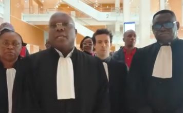 Les avocats de Damana Pickass animent une conférence de presse