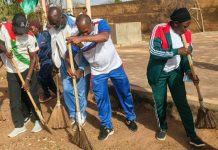 Engagement patriotique Forte mobilisation pour l’assainissement du site Faso Mêbo à Ziniaré