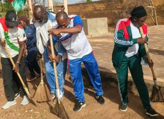 Engagement patriotique Forte mobilisation pour l’assainissement du site Faso Mêbo à Ziniaré