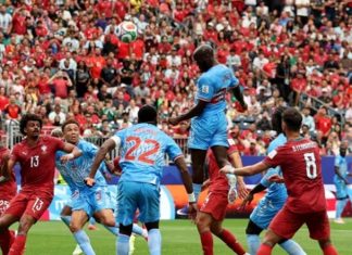 Premier but et premier point en Coupe du Monde pour les Léopards