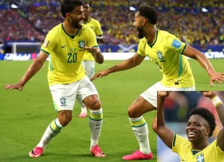 Un Vinicius Junior inspiré envoie le Brésil en 16es